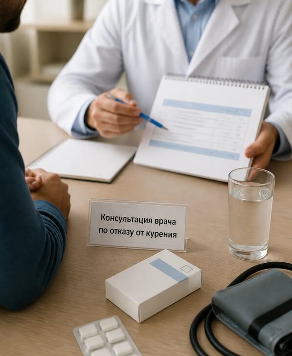 Консультация врача по отказу от курения для взрослых в Советской Гавани